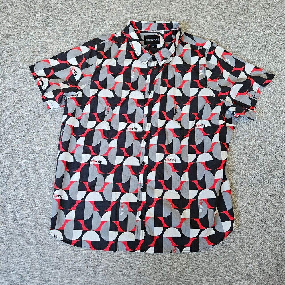 Wildfang x Portland Trail Blazers Collab The Essential Button Up Sz 3XL RARE